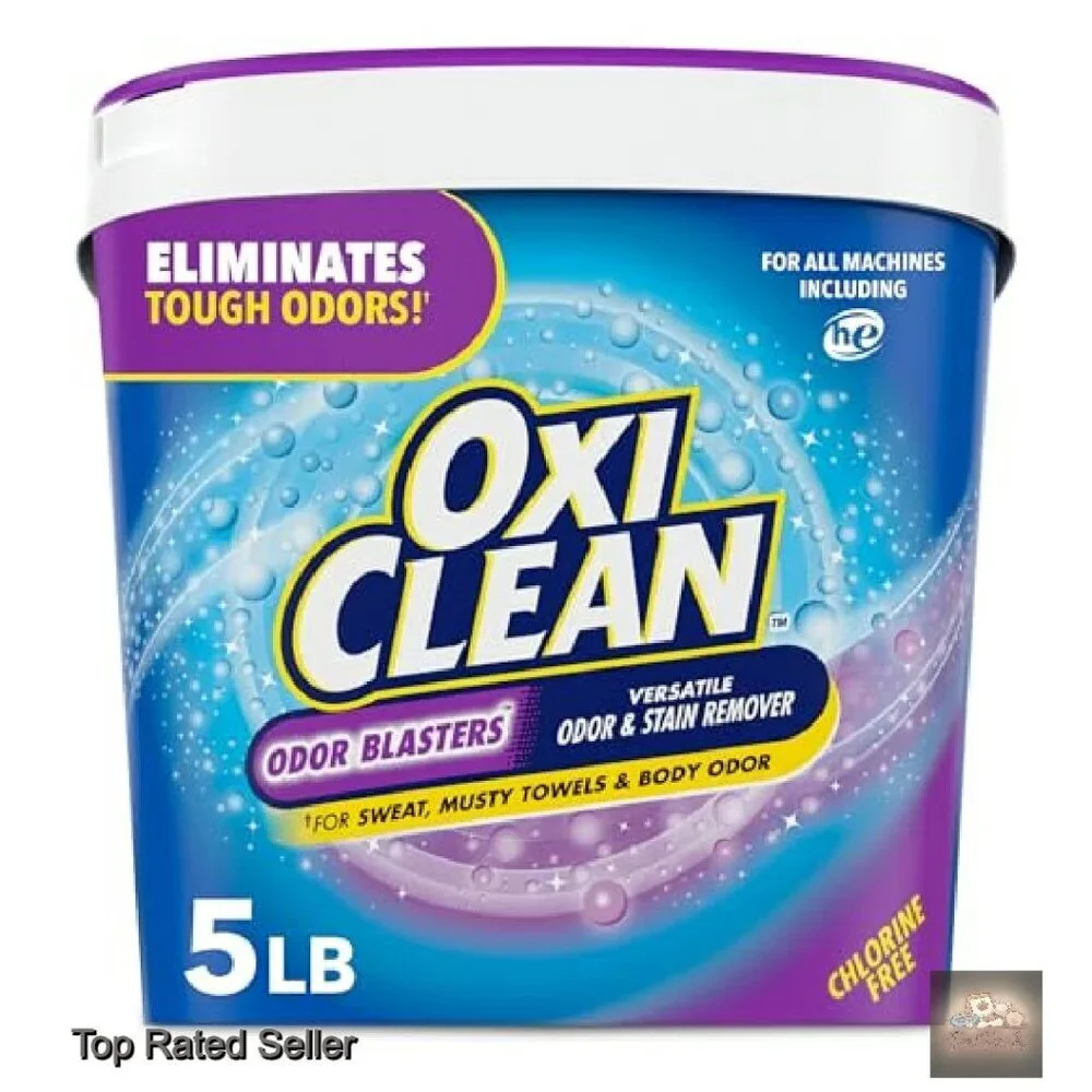 Versatile Odor Stain Remover Powder Laundry Booster 5 lb Container